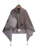 Heating Shawl - grey V1221-HEATING-SHAWL-GREY