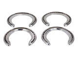 4pcs Horseshoes Aluminum Alloy Light Weight Reliable Practical Horse Riding Accessory for Racecourse V1294-YM0523-3111220079612