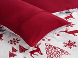 Christmas Santa Como Dahlia Quilt / Doona / Duvet Cover set V745-AQ044025K3