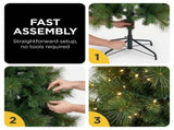 Christabelle 2.7m 9ft Grand Sierra Christmas Tree Pre Lit Multi Function LED Memory Wire Artifi 112_WFLGS9