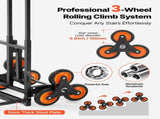 Stair Climbing Cart, 100 kg Stair-Climbing Capacity, Heavy-Duty Folding Trolley Cart with V952-ZXTCSPLCLSKH7RCTY001V0