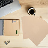 Antique Stationery Paper Beach Brown Smooth Surface for Fountain Pens 50Pcs V1369-AZ3-W-22781
