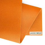 Jade Yoga Harmony Mat - Orange & Iron Flask Wide Mouth Bottle with Spout Lid, Fire, 32oz/950ml V398-JY-368TO-IFB