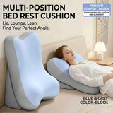 Slow Rebound Memory Foam Ergonomic Support Pillow Four-Zone Support Fits Body Curves, 90&deg Triangle V1232-DGNKZ-003