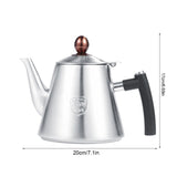1.2L Stainless Steel Stove top Teapot Tea Coffee Pot Kettle Heat Resistant Handle Matte V1294-YM0722-JY03671-01