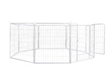 PaWz 8 Panel 48'' Pet Dog Playpen Puppy White 4kg chicken DO1005-48-WH