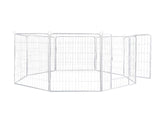 PaWz 8 Panel 48'' Pet Dog Playpen Puppy White 4kg chicken DO1005-48-WH_NZ