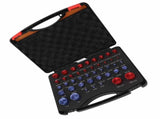 44pcs Nut and Bolt Thread Checker Red Blue Nut and Bolt Size Gauge Inch Metric Nut and Bolt V1294-YM0710-3114230169611