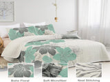 Radiant Quilted Coverlet and Pillowcases Set Envelop Your Bed in Elegance - Queen size V745-MAC080163Q13U