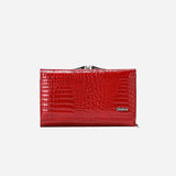 Genuine Leather Women'S Wallet Multifunctional Wallet Large Capacity Wallet - Black - Size m V1347-939-33641-BLK-M