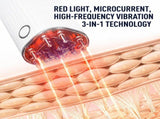 Red Light EMS Scalp Massager and Electric Hair Growth Comb with Microcurrent Vibration, 70ML Liquid V888-ELOSUNG52760