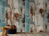 Self Adhesive Vinyl Wallpaper For Furniture Countertop Brown wood grainPattern Decorative V1188-MS-523-001