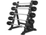 CORTEX 100kg ALPHA Series Fixed Barbell Set with Stand V420-CSBB-STD100