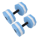 2Pcs High Density EVA Foam Dumbbell Set Aquatic Exercise Dumbbells for Men Women Indoor Swimming V1294-YM0521-3111230070812