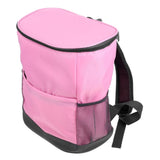Thermal Cooler Lunch Backpack Pink Lightweight with Convenient Front Pocket V1369-AZ3-W-13464