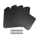 CA4pcs Universal Mud Flaps for Car Pickup Van Truck Mudguards with Screw V1237-ZY-203-4129
