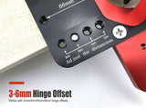 35mm Hinge Drilling Positioning Tool Adjustable Offset and Controllable Depth, Precision Drilling V1232-JLKKQ-001