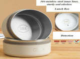 Stainless Steel Bento Lunch Box 3 Stackable Layers, Leakproof Vacuum Insulated Food Container V1237-ZY-807-156