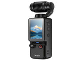 WHITE**4K HD 180&deg Rotating Anti-Shake Action Camera1.9-Inch Screen 2000mAh Battery, Compact & V1102-YDXJ002