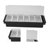 Condiment Caddy Durable Plastic Transparent Lid Detachable Design Multifunction Bar Fruit Caddy for V1294-YM0716-3118220150712