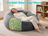 Artiss 15lbs Bean Bag Filler Shredded Memory Foam Filling High Density Soft Pillow Stuffing BD-FILLER-MCX3
