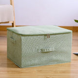 SOGA 2X Green Large Portable Double Zipper Storage Box Moisture Proof Clothes Basket Foldable Home SBOX028X2