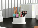 Rotating Birdcage Desk & Vanity Organiser, Dustproof Divided Storage Holder for Cosmetics, Skincare, V1221-XM-LB5314-ZS182