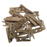 900pcs MINI WOODEN PEGS Natural Craft Baby Shower Clothes Line Pin BULK 35mm V563-BR-MINWOODNPEGS-900P