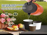 Vacuum Insulated Tea Pot With Infuser Filter, 18 8 Stainless Steel Double Wall Thermal Carafe With V1237-ZY-807-293