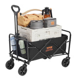 Collapsible Folding, 2 cu.ft Grass Cart with All-Terrain 5in Wheels, Heavy Duty Folding V952-ZDHYBXSSTCHSMHEGRV0