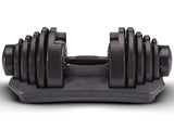 Powertrain 40kg Adjustable Dumbbell Home Gym Exercise Equipment Free Weights DMB-BF2-040-1