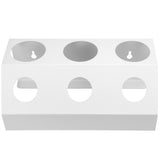 Soda Bottle Drainer Tabletop 3 Holes Bottles Draining Rack with Pad for Kitchen Dining RoomWhite V1294-YM0718-3118200243611