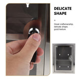 Lockable Stainless Steel Wall Storage Box with Clear Door for Medicine and Valuables V1192-AZ-W-24845
