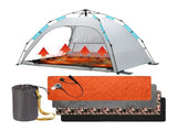 Heated Sleeping Bag Pad 5 Heating Zone 3-Level Temperature USB Power Warm Mat V1308-DSZKI-810