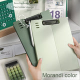 Clipboard A4 - Writing Folder - Foldable Clipboard - Desk Accessories - Morandi Colors - Office V1189-WXF-260203-00401