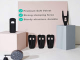 Black Velvet Hanger Clips , Strong Finger Clips Velvet Hangers, Skirt Hanger Clips Fit V1259-DP01-F-67