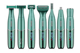6-in-1 Women Electric Shaver Replaceable Heads for Whole Body Private Epilator Shaving Razor - Green V1263-JX-6631-3