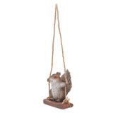 Hanging Squirrel Statues Garden Decor Cute Swing Squirrel Sculpture Outdoor Patio Ornament Animal V1294-YM0703-3111230084312