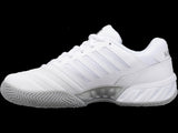 K-Swiss Womens Bigshot 4 AC Tennis Shoes - White/Silver - US 9.5 V563-KSW96989138-95