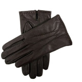 Dents Mens Touchscreen Leather Gloves With Palm Vent Handsewn Detail Cuffs V563-5-9202-BROWN-XL
