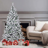 Christabelle 198cm feet Artifificial Christmas Tree - Snowy Emperor 112_BHZSE65