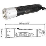 Diving Flashlight Waterproof Rechargeable Torch for Emergency Submersible Use - Yellow V1263-JX-4302