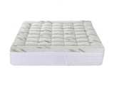 Giselle Bedding 1500GSM Pillowtop Mattress Topper Bamboo Mattress Pad for Back Pain Relief Washable TOPPER-BAM-11-Q