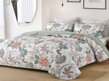 Understated Quilted coverlet and pillowcovers set Subtle Elegance - Queen size V745-MAC080513Q13U