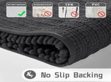 2 Pack Bathroom Rug Sets, Luxury Chenille Shaggy Bath Carpet, Soft Thick, Absorbent Water, Non-Slip, V1189-LC-AMZ-00308