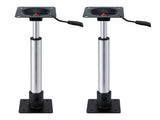 Seamanship Boat Seat Pedestal 5575cm Adjustable Gas Lift 360 Degrees Swivel 2 Pack BS-PED-GL-5575-BKX2