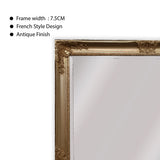 French Provincial Ornate Mirror - ANTIQUE CHAMPAGNE - X Large 100cm x 190cm V292-MIRR-FRN002