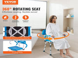 Swivel Shower Chair 360 Degree, Adjustable Shower Seat with Pivoting Arms & Padded Bath Seat for V952-GDSYGZYTLSLKVG9ABV0