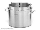 SOGA 2X 98L 18/10 Stainless Steel Perforated Stockpot Basket Pasta Strainer with Handle PASTAINSERT3906X2
