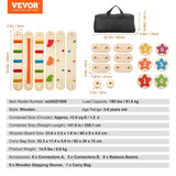 Kids Balance Beam Stepping Stones Gym Obstacle Children Balance Board 6PCS V952-ETPHMMZZAM6B5HOK7V0